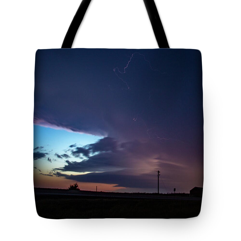 Nebraskasc Tote Bag featuring the photograph One Last Storm Chase of 2019 021 by Dale Kaminski