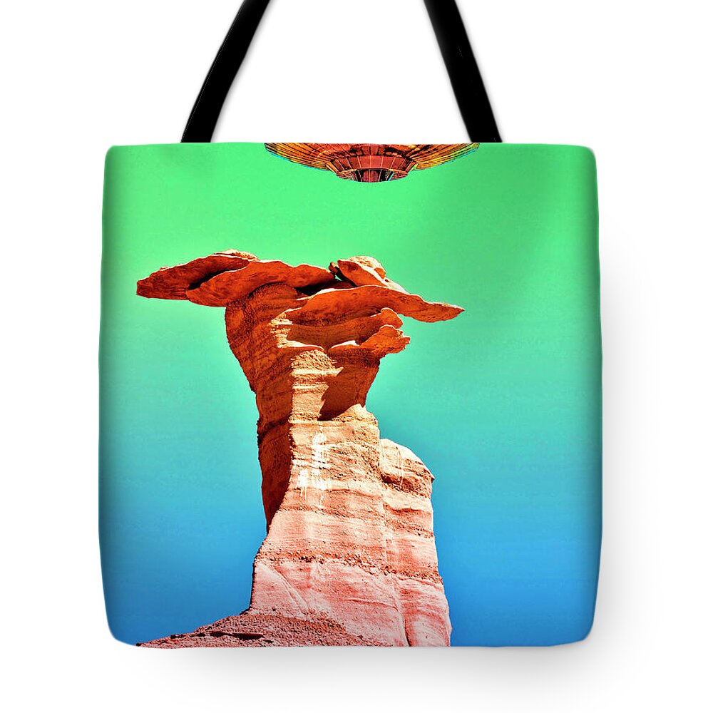 Ufo Tote Bag featuring the photograph Onservation Platform by Dominic Piperata