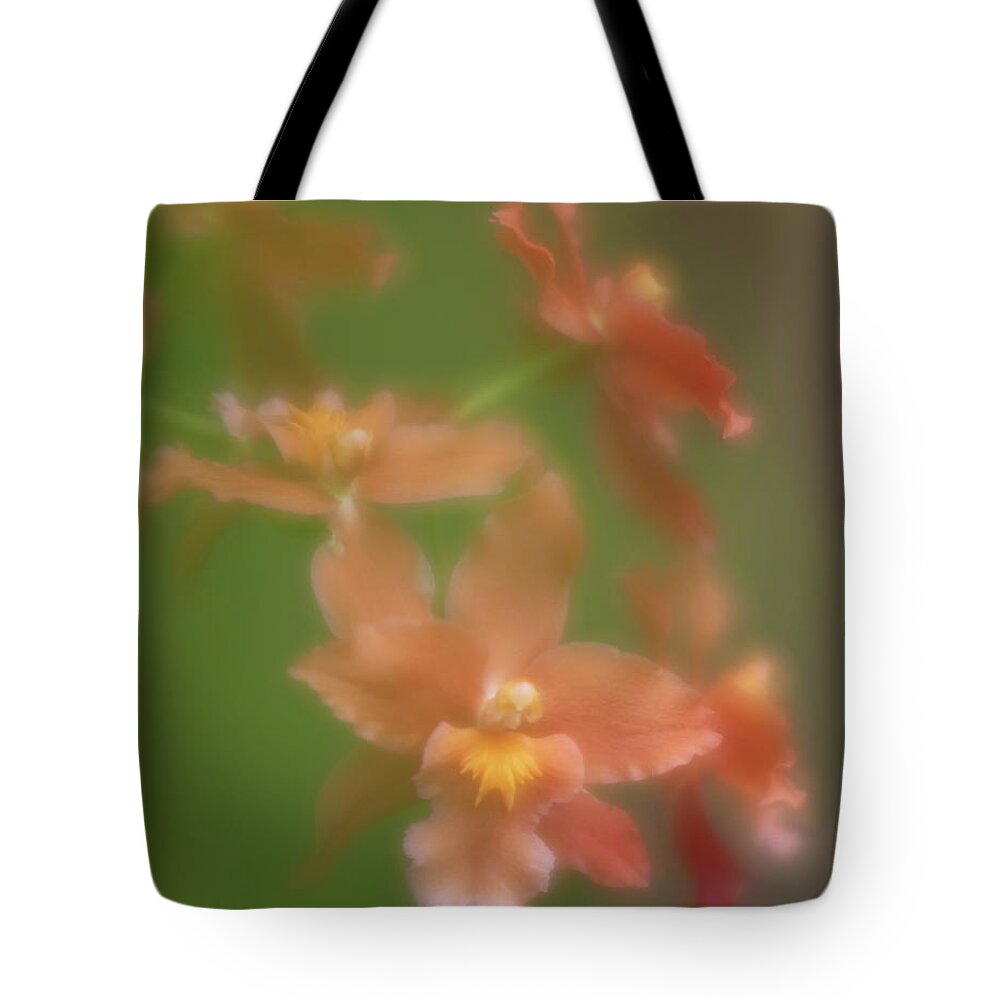 Flower Tote Bag featuring the photograph Orchid by Minnie Gallman