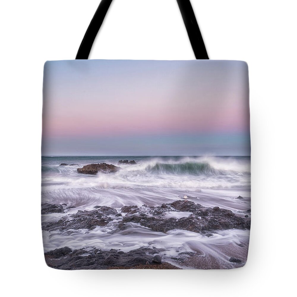 Oregon Coast Tote Bag featuring the photograph Oregon Sunrise by Russell Pugh