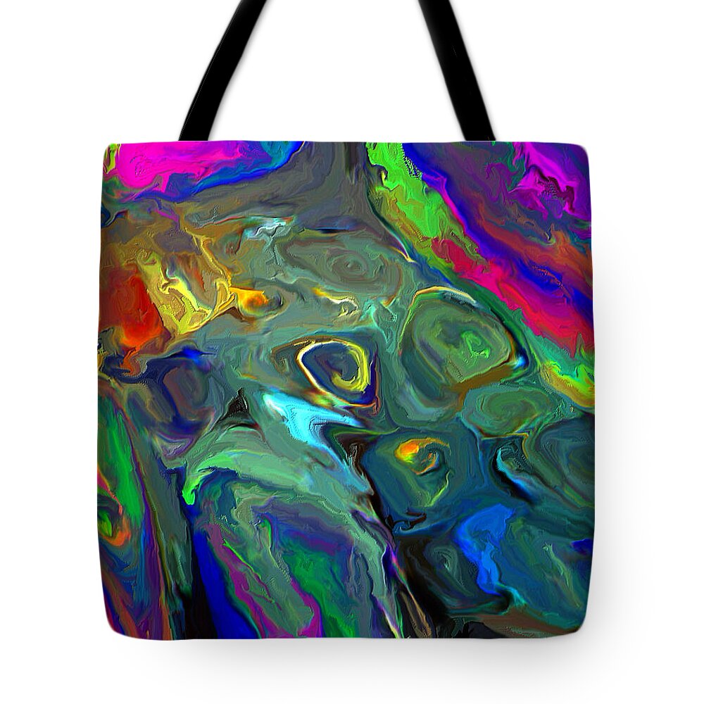  Tote Bag featuring the digital art Out of Shape by Rein Nomm