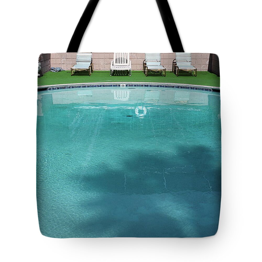 Swimming Pool Tote Bag featuring the photograph Outdoor Swimming Pool by Jorn Georg Tomter