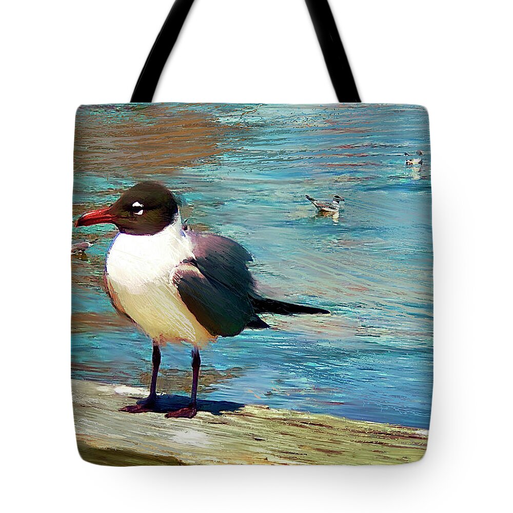 Birds Tote Bag featuring the photograph Overwatch by GW Mireles