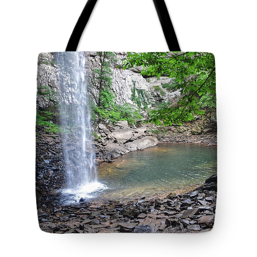 Tennessee Tote Bag featuring the photograph Ozone Falls 11 by Phil Perkins