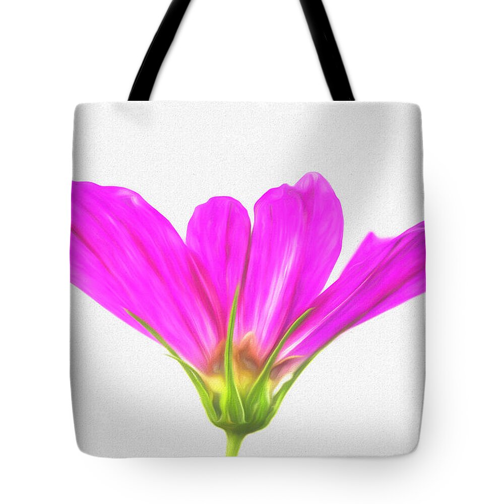 Cosmos Tote Bag featuring the photograph Painterly Cosmos by Cindi Ressler