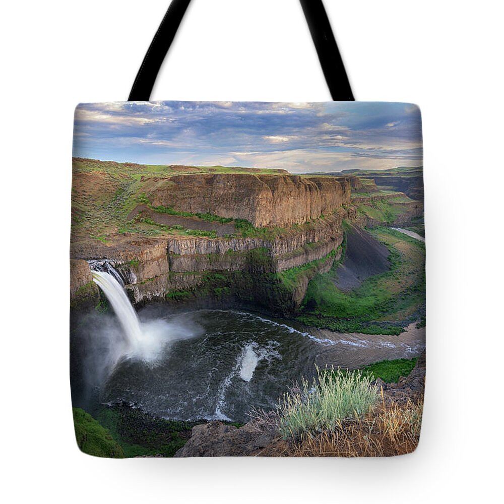 Palouse Falls Tote Bag featuring the photograph Palouse Falls by Kristen Wilkinson
