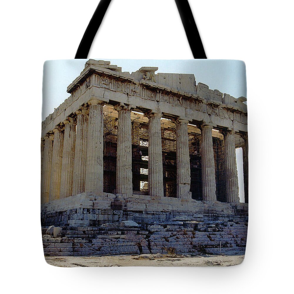 Parthenon Tote Bag featuring the photograph Parthenon - Athens, Greece by Richard Krebs