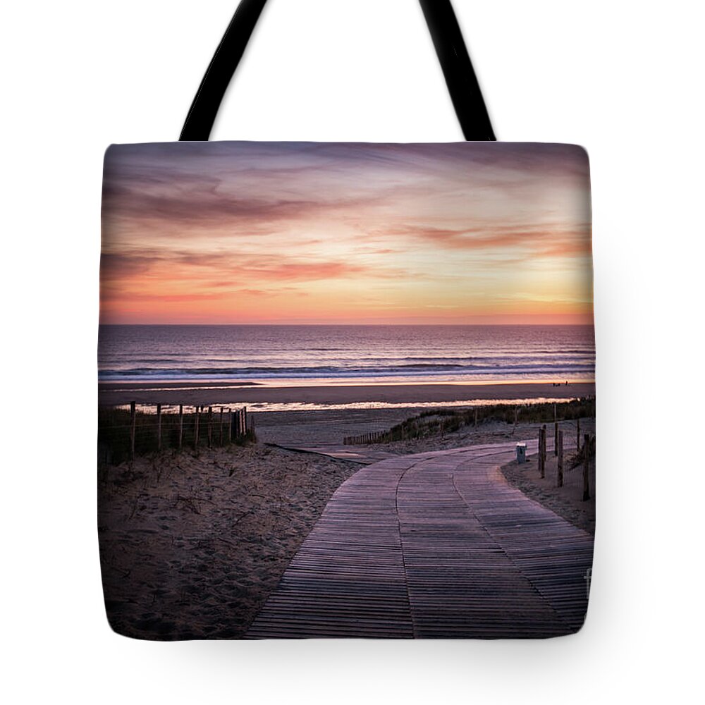 _flora Tote Bag featuring the photograph Path To The Sea by Hannes Cmarits