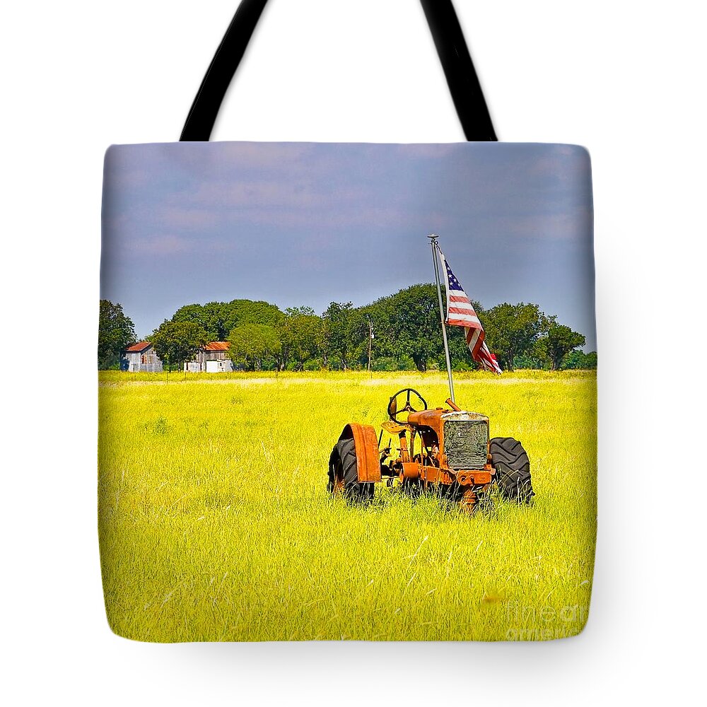 Patriotism Tote Bag featuring the photograph Patriotism by Gary Richards