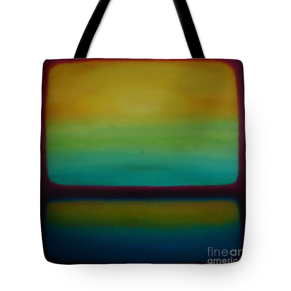 21st Century Tote Bag featuring the painting Peace In Spring, 2022 by Lee Campbell
