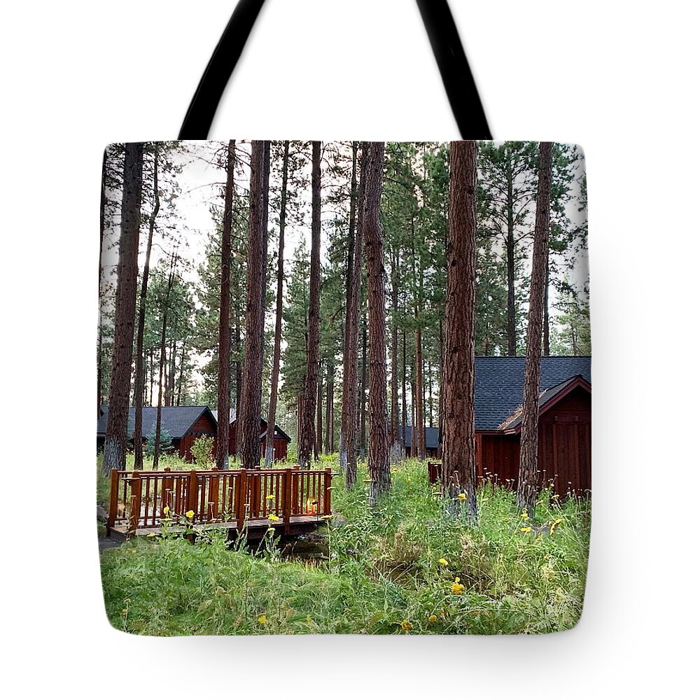 Peace Tote Bag featuring the photograph Peace In The Woods by Brian Eberly