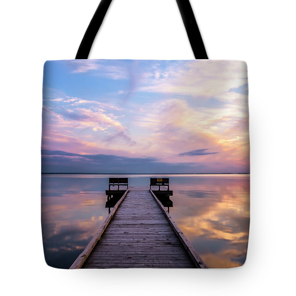 Landscape Tote Bag featuring the photograph Peaceful by Russell Pugh