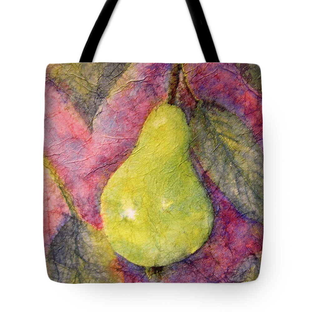 Pear Tote Bag featuring the painting Pear by Amy Stielstra