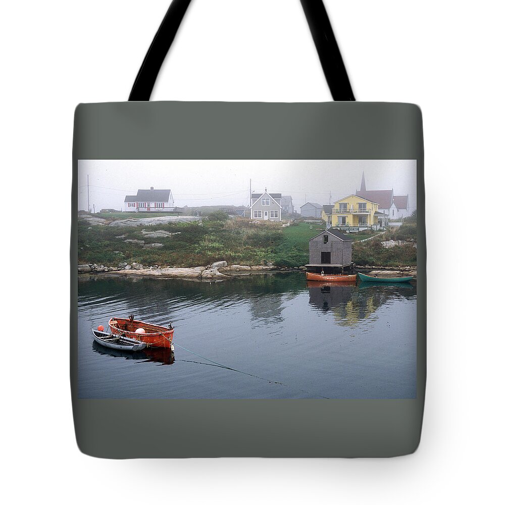 Peggys Cove Tote Bag featuring the photograph Peggy's Cove M2277 by James C Richardson