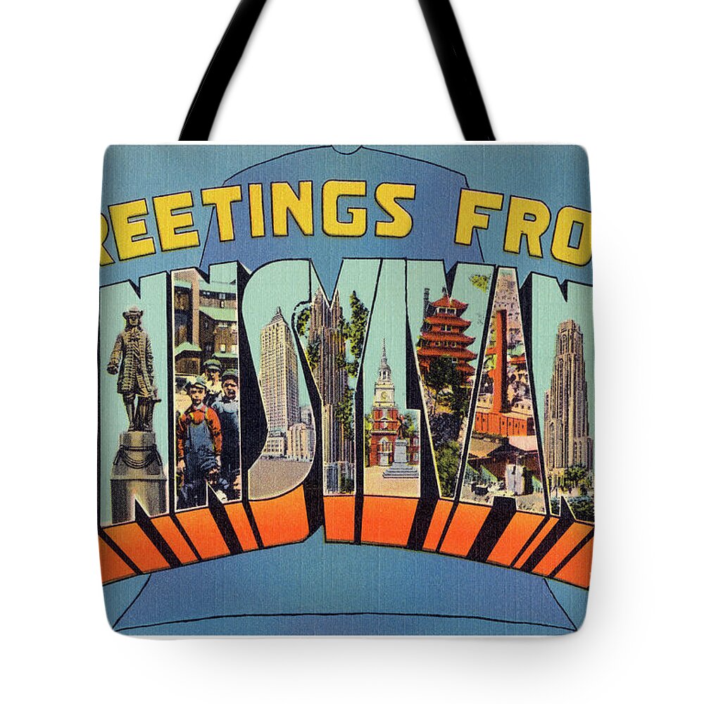 Pa Tote Bag featuring the photograph Pennsylvania Greetings by Mark Miller