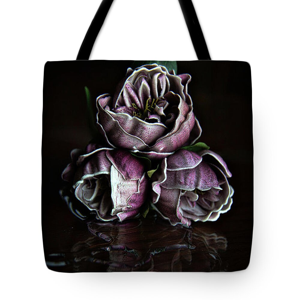 Peony Tote Bag featuring the photograph Peonies Of The Mini Kind by Rene Crystal