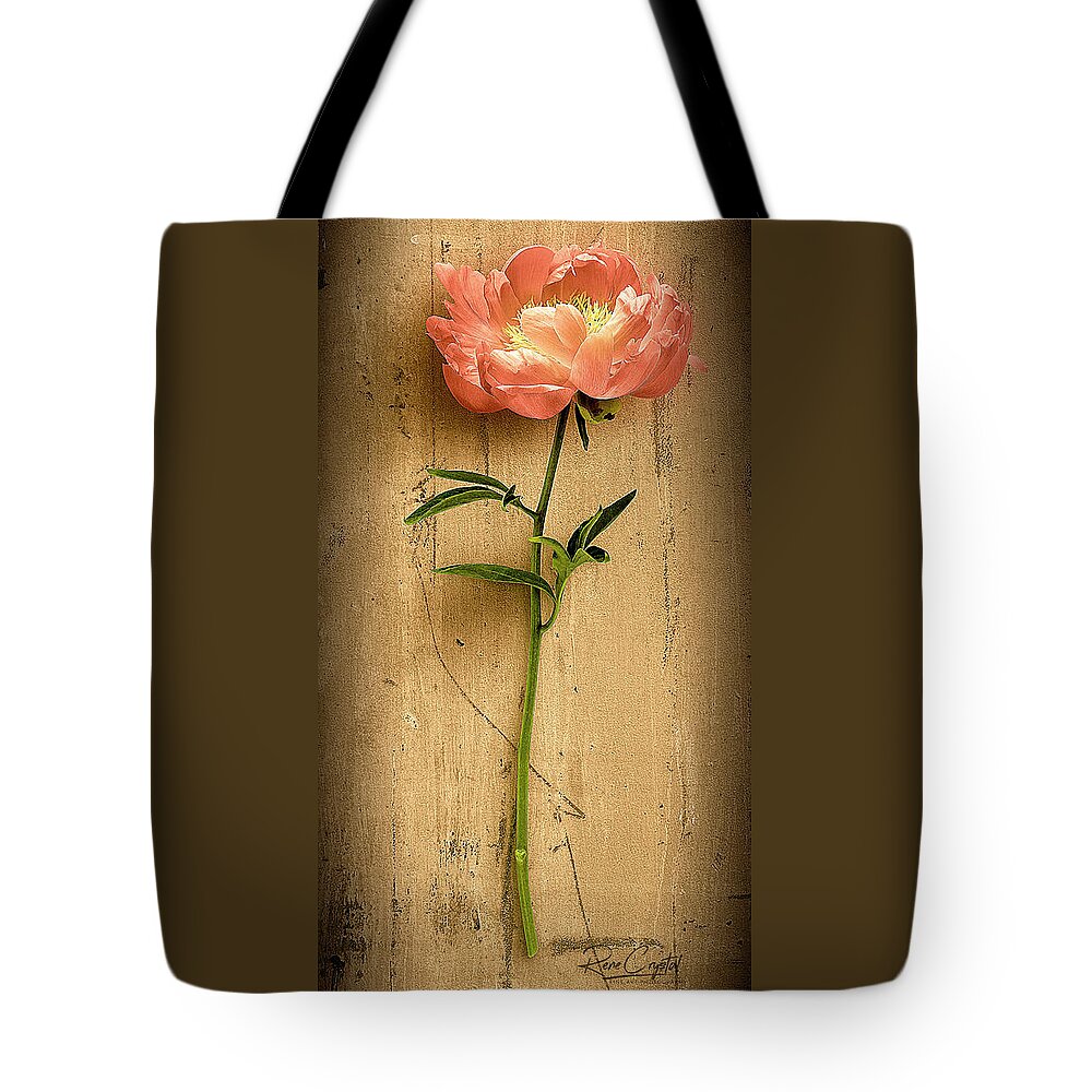 Peony Tote Bag featuring the photograph Peony Perfection by Rene Crystal