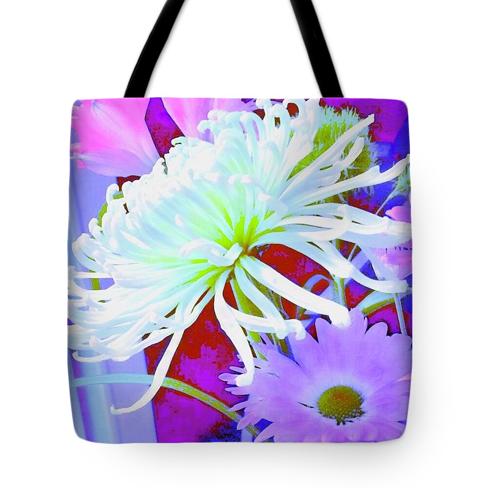 Floral Tote Bag featuring the photograph Petals by Debra Grace Addison