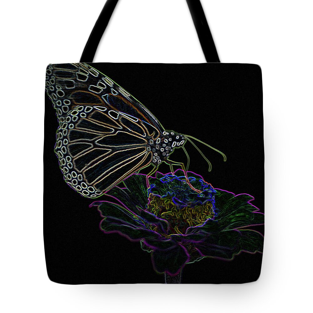 Butterfly Tote Bag featuring the photograph Phantom Butterfly by Billy Knight