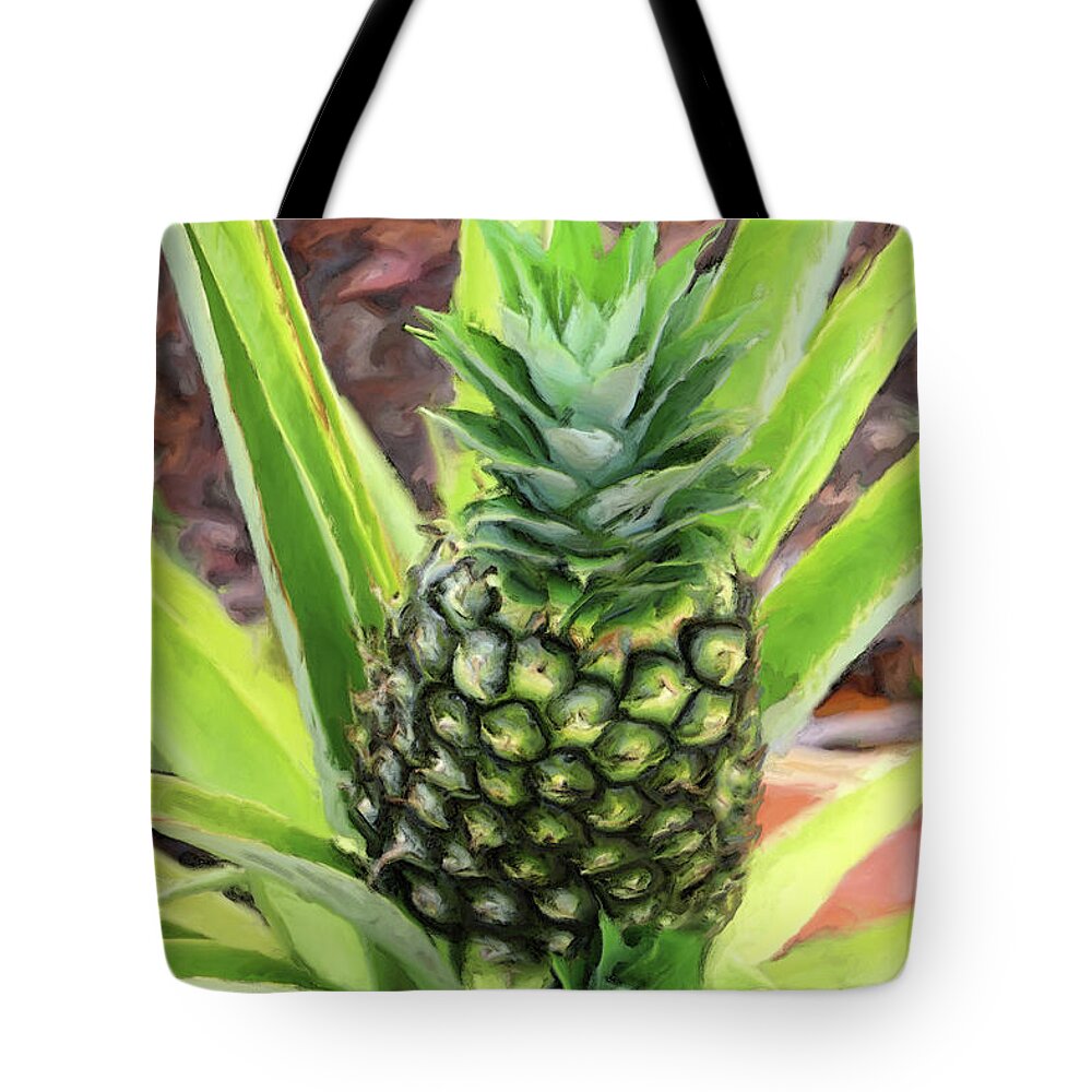 Pineapple Tote Bag featuring the photograph Pineapple by Jeff Breiman