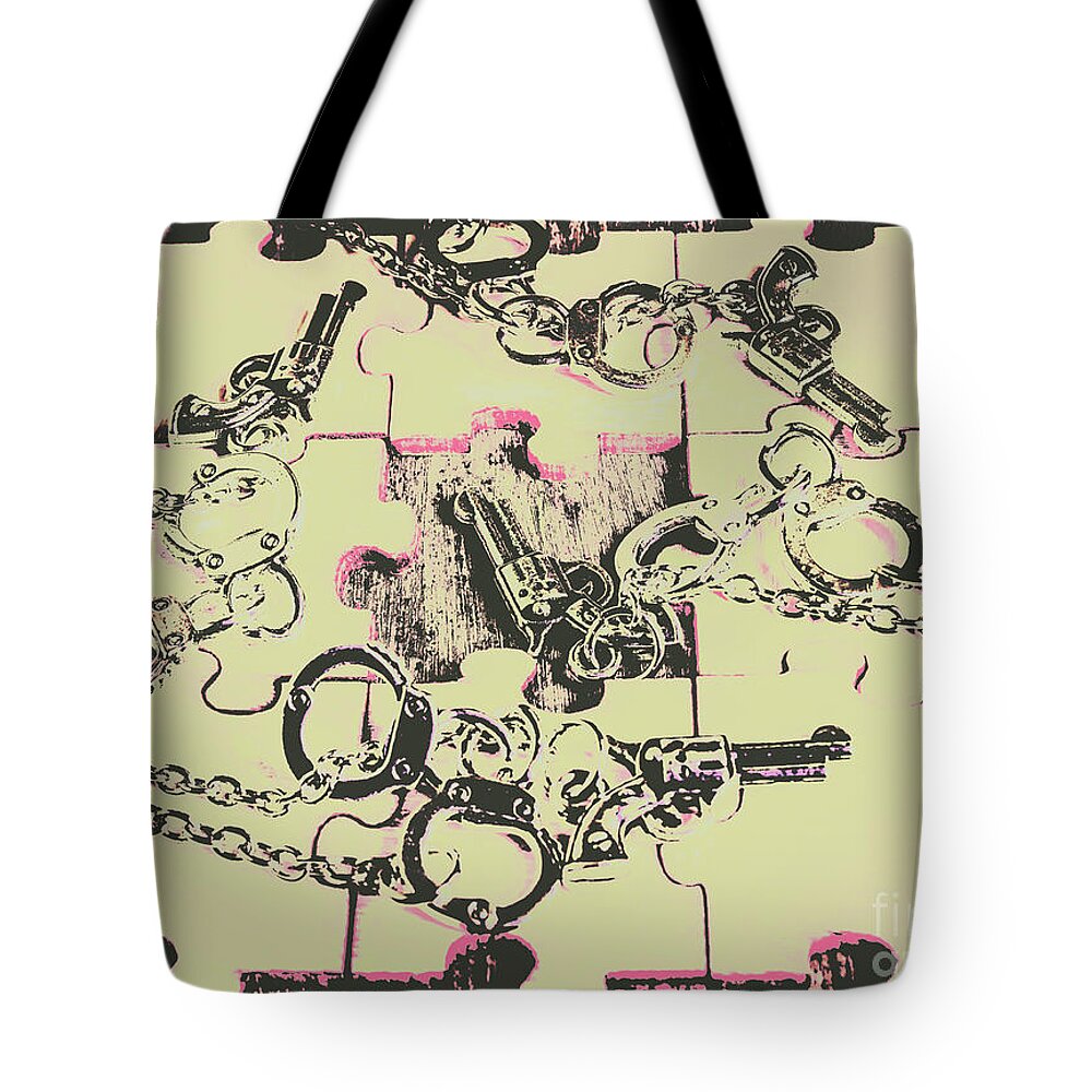 Clue Tote Bag featuring the photograph Plot holes by Jorgo Photography