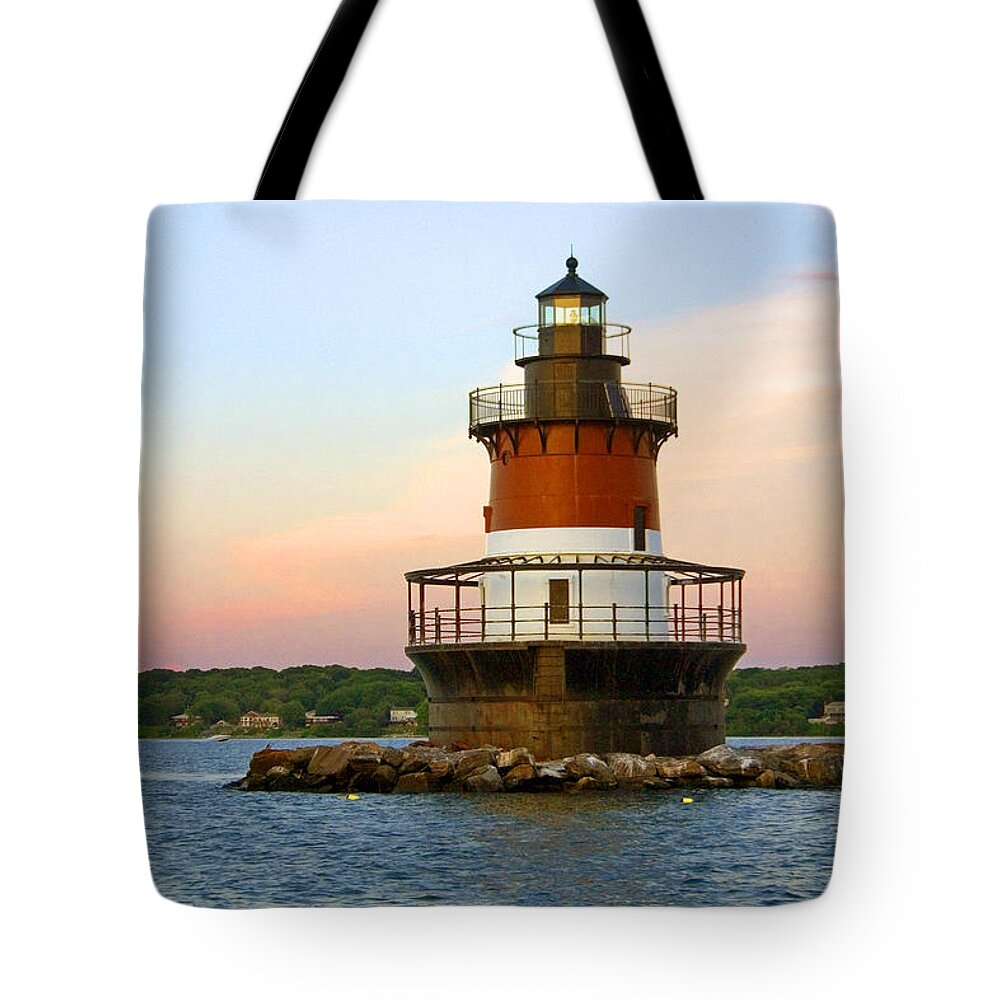 Tranquility Tote Bag featuring the photograph Plum Beach Lighthouse, Rhode Island by Jeremy D'entremont, Www.lighthouse.cc