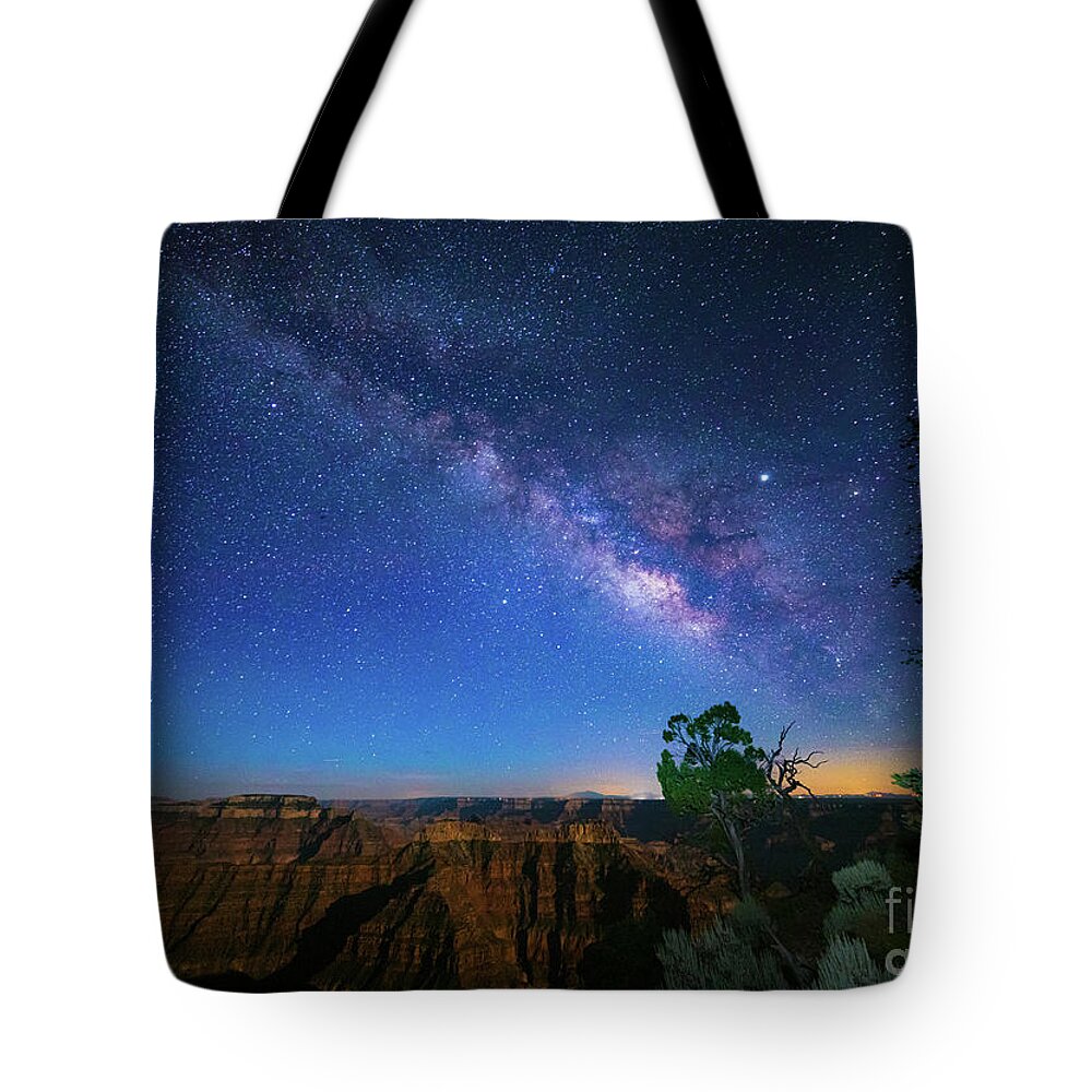 America Tote Bag featuring the photograph Point Sublime Milky Way by Inge Johnsson