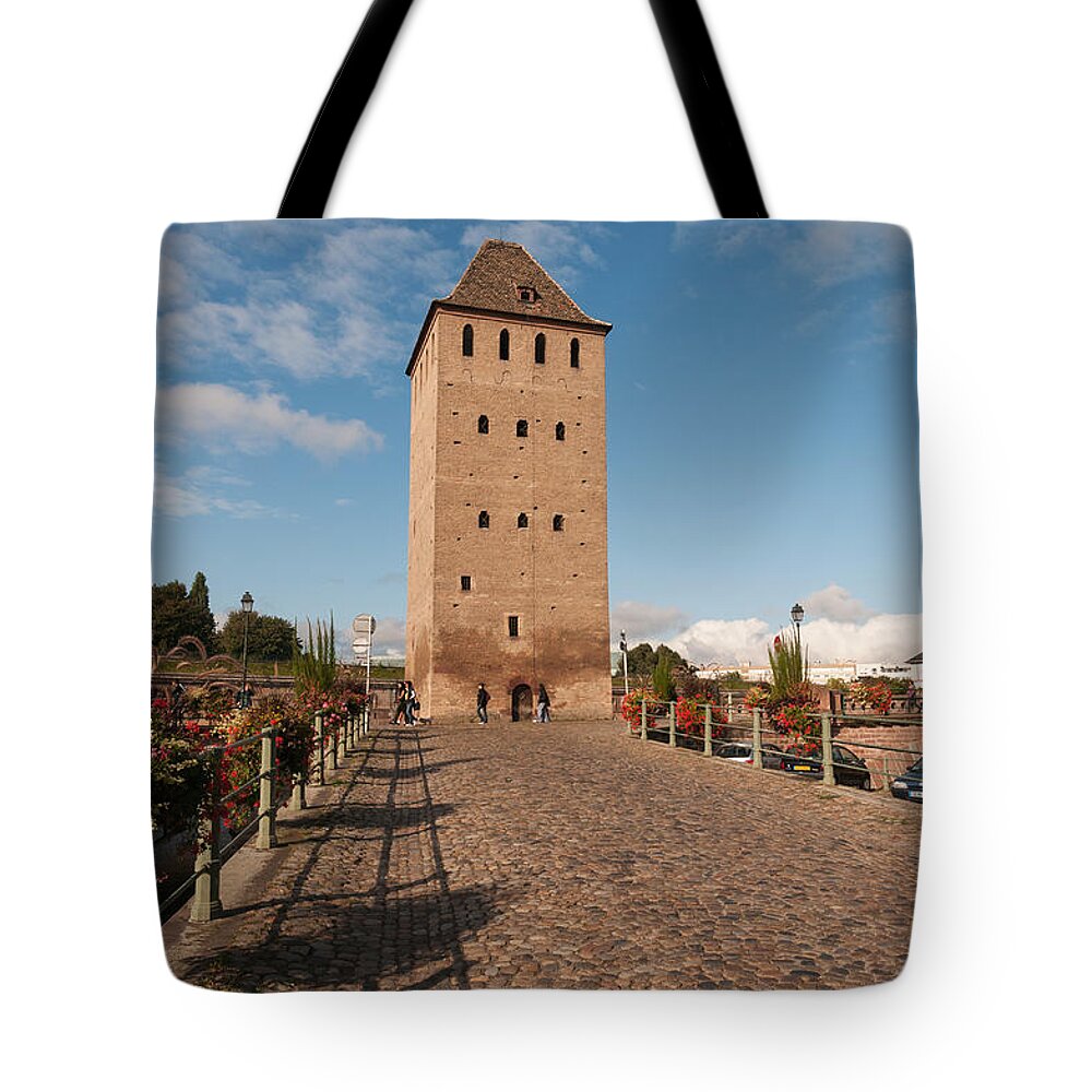 Ponts Couverts Tote Bag featuring the photograph Ponts Couverts by John Elk Iii