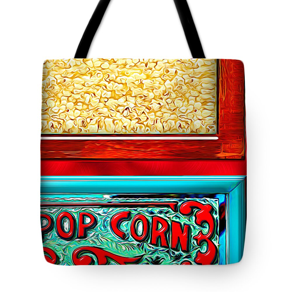 Photography Tote Bag featuring the photograph Pop Corn by Paul Wear