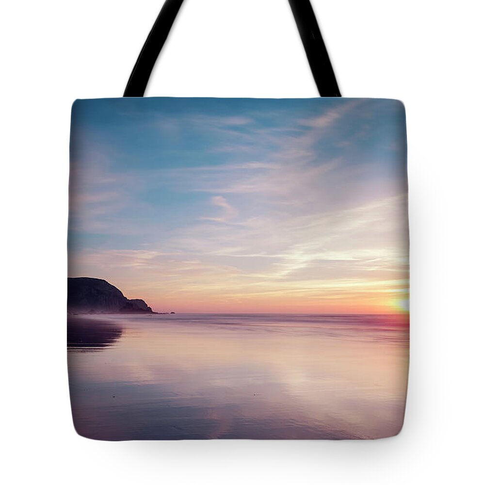 Algarve Tote Bag featuring the photograph Portugal, View Of Praia Do Castelejo At by Westend61