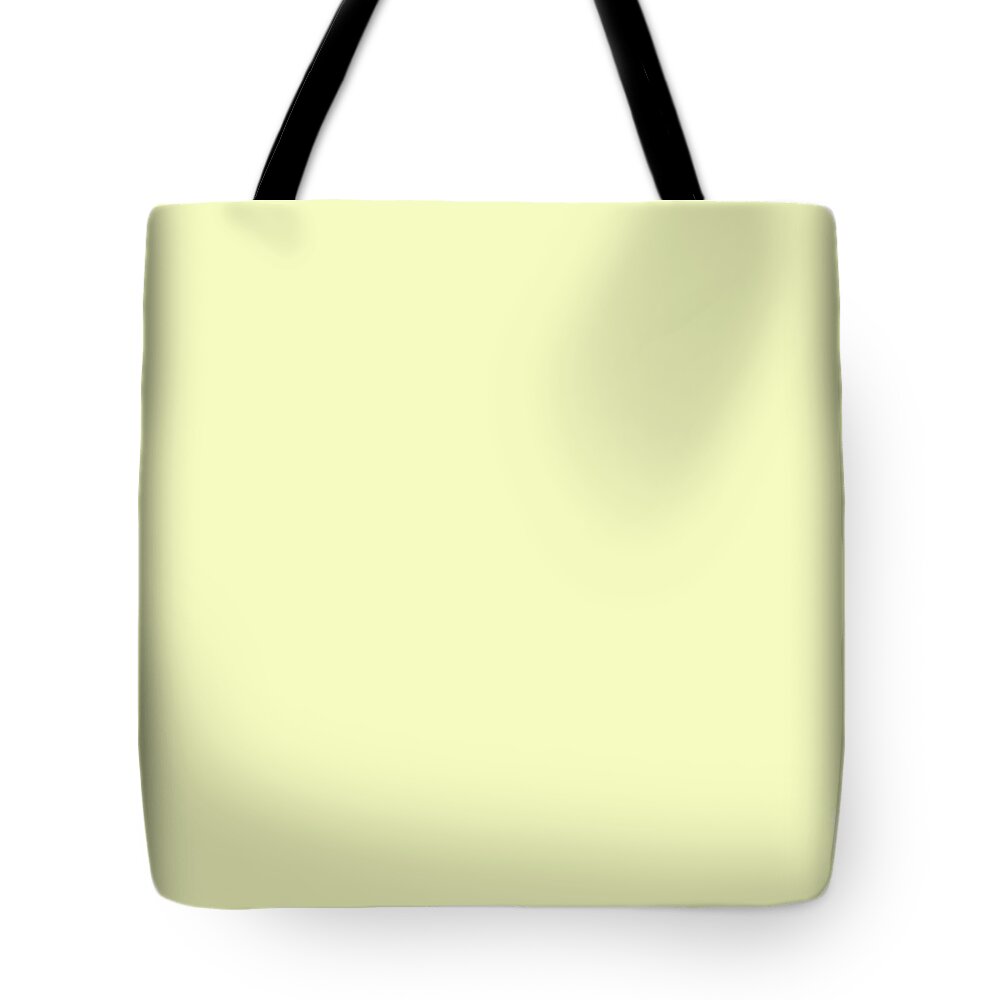 Yellow Tote Bag featuring the digital art Pratt and Lambert 2019 Yellow Quarts 14-3 Solid Color by PIPA Fine Art - Simply Solid