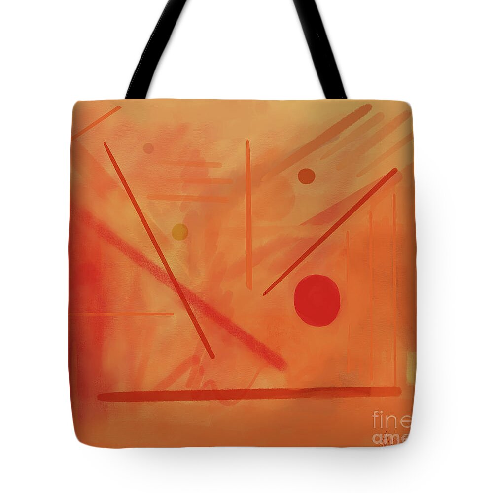 Orchestra Art Tote Bag featuring the digital art Prepare to Conduct the Orchestra by Annette M Stevenson
