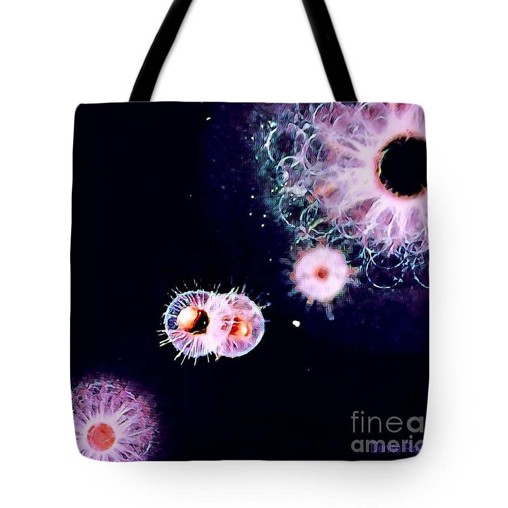 Evolution Tote Bag featuring the digital art Primordial by Denise Railey