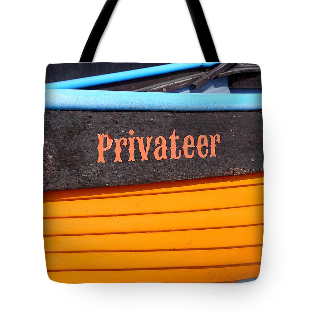 Richard Reeve Tote Bag featuring the photograph Privateer by Richard Reeve