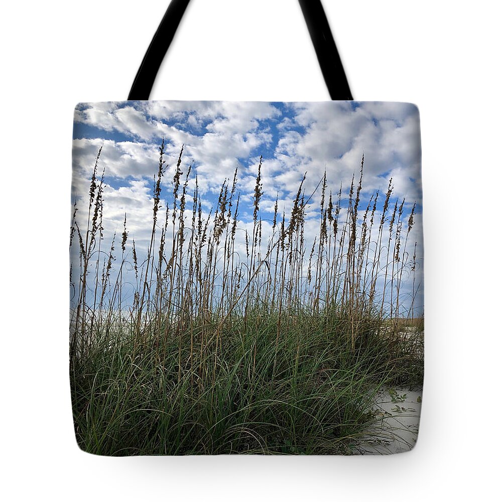 Sand Tote Bag featuring the photograph Protecting Our Sand Dunes by Dennis Schmidt