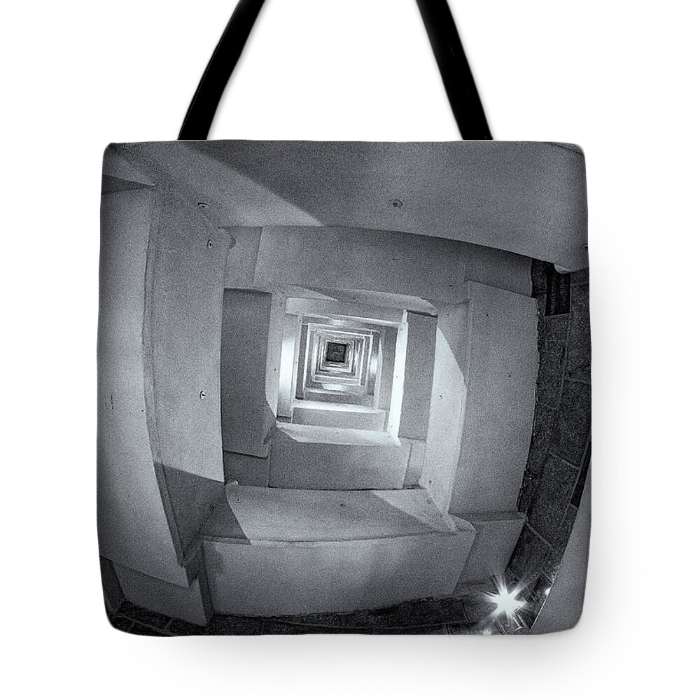 Orange Massachusetts Tote Bag featuring the photograph Provincetown Tower by Tom Singleton