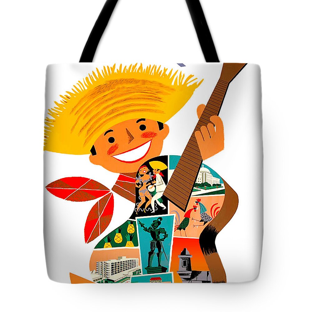 Puerto Rico Tote Bag featuring the digital art Puerto Rico by Long Shot