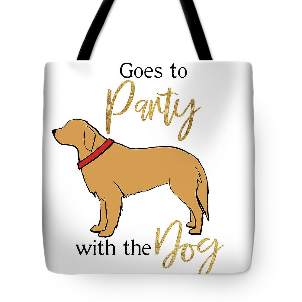 Pet Tote Bag featuring the digital art Puppy Positive IIi by Hugo Edwins
