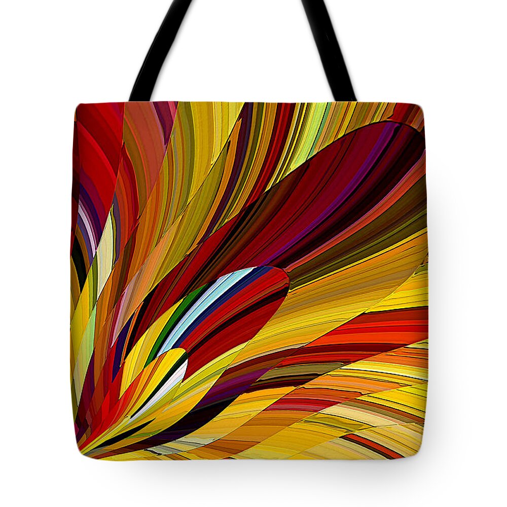 Flame Tote Bag featuring the digital art Put your Finger to the Fire by David Manlove