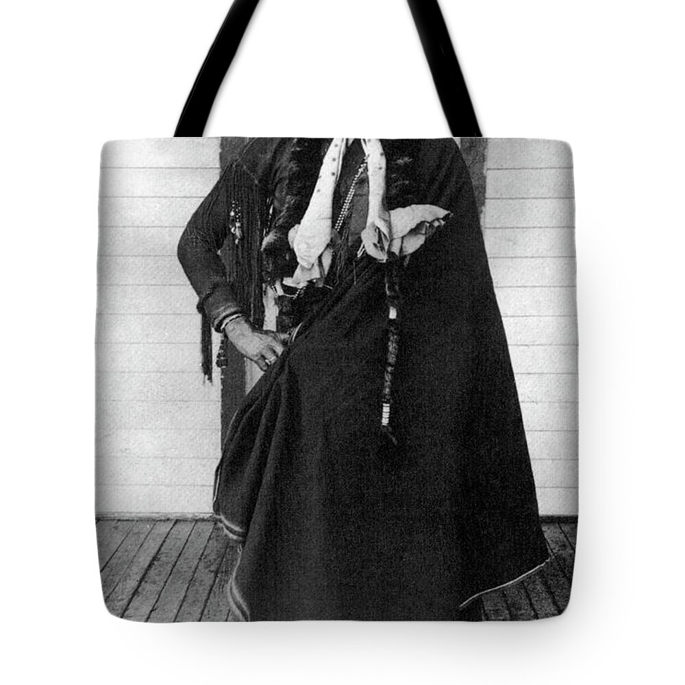 1895 Tote Bag featuring the photograph Quanah Parker by Granger