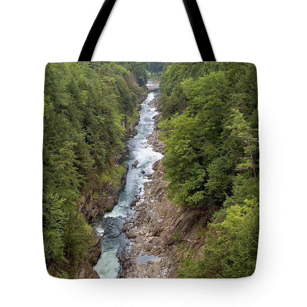 Beautiful Tote Bag featuring the photograph Quechee Gorge State Park by John M Bailey