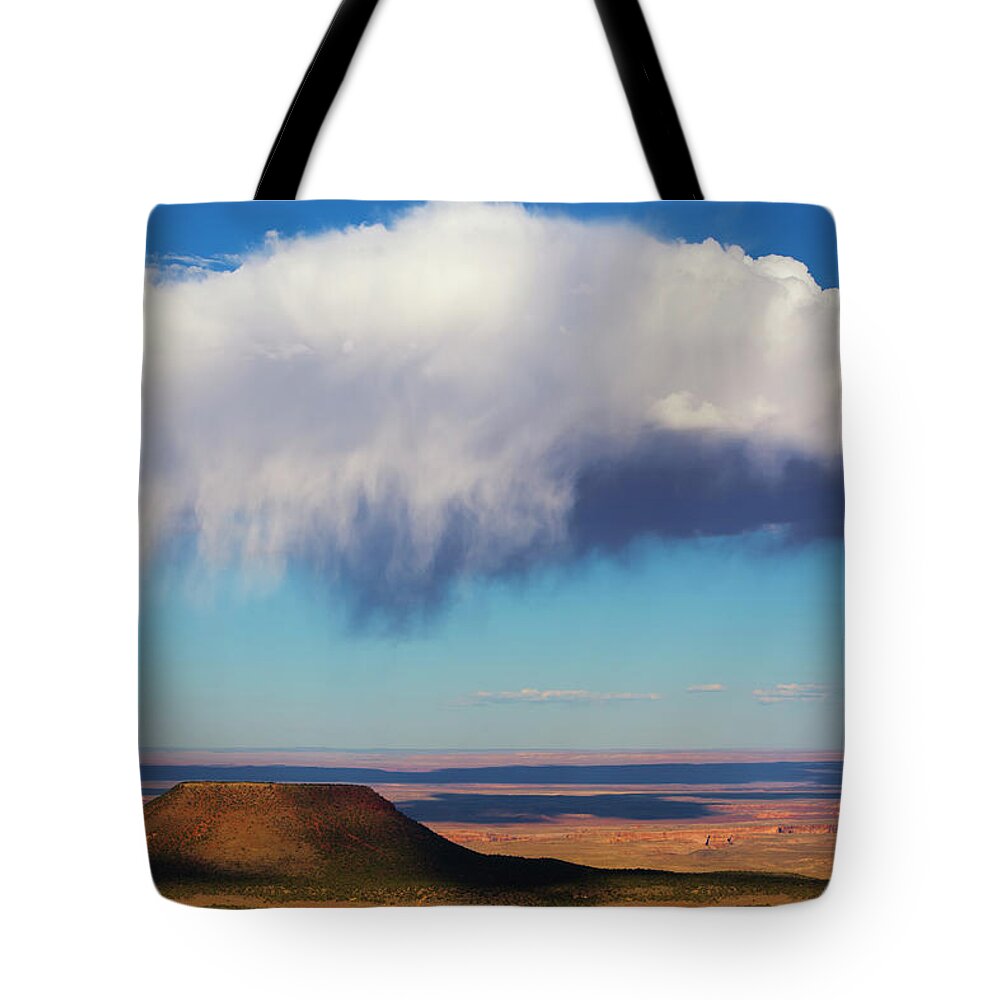 Scenics Tote Bag featuring the photograph Rain Cloud by Lucynakoch