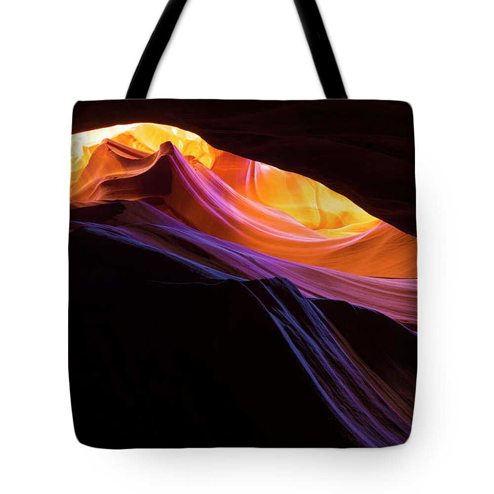 Rainbow Canyon Tote Bag featuring the photograph Rainbow Canyon by Chad Dutson