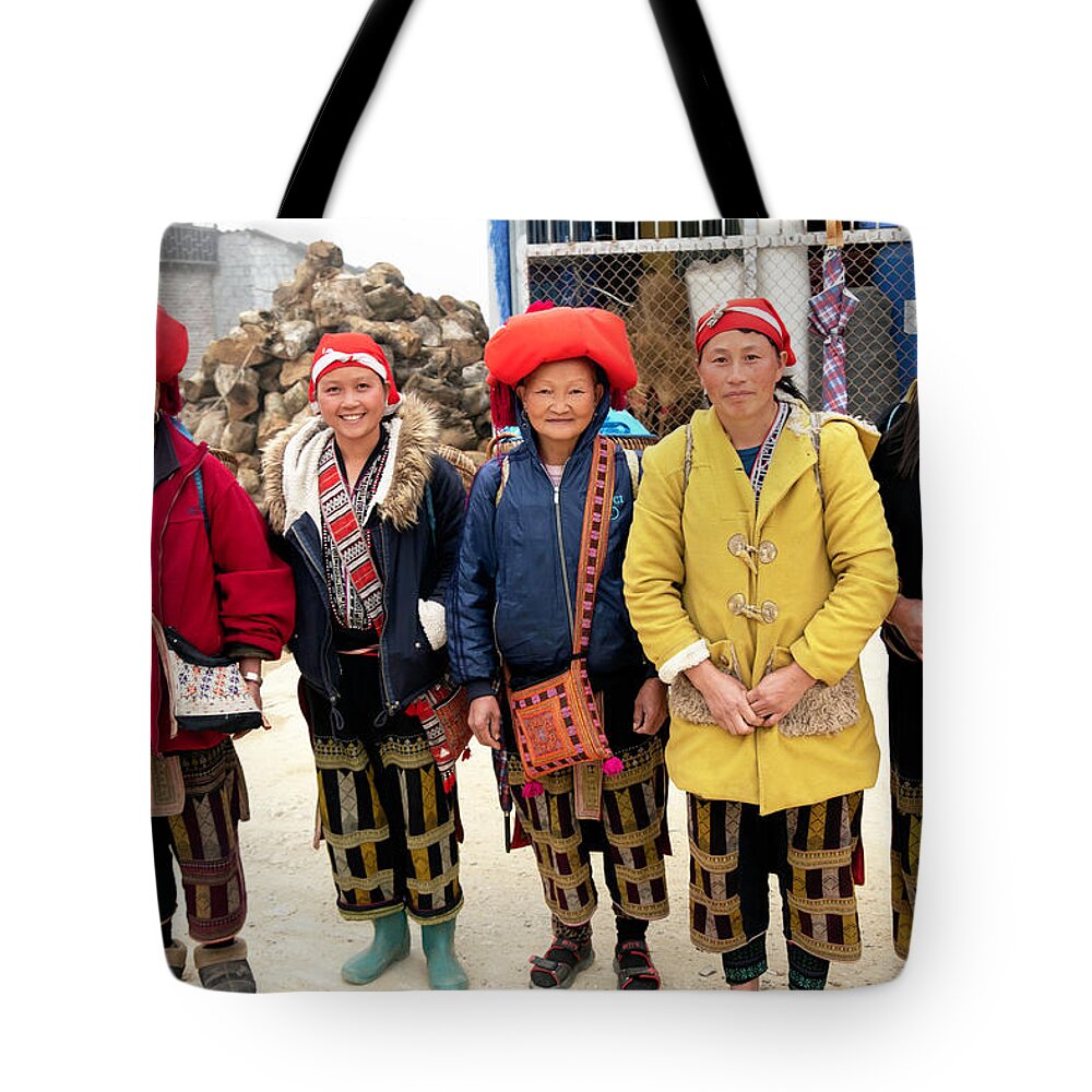 Vietnam Tote Bag featuring the photograph Red Dao Woman From Sa Pa, Vietnam by Madeline Ellis