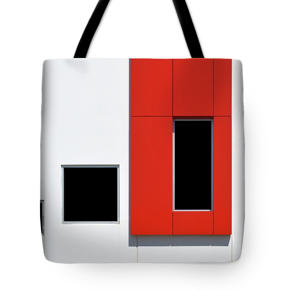 Urban Tote Bag featuring the photograph Red Frame 2 by Stuart Allen