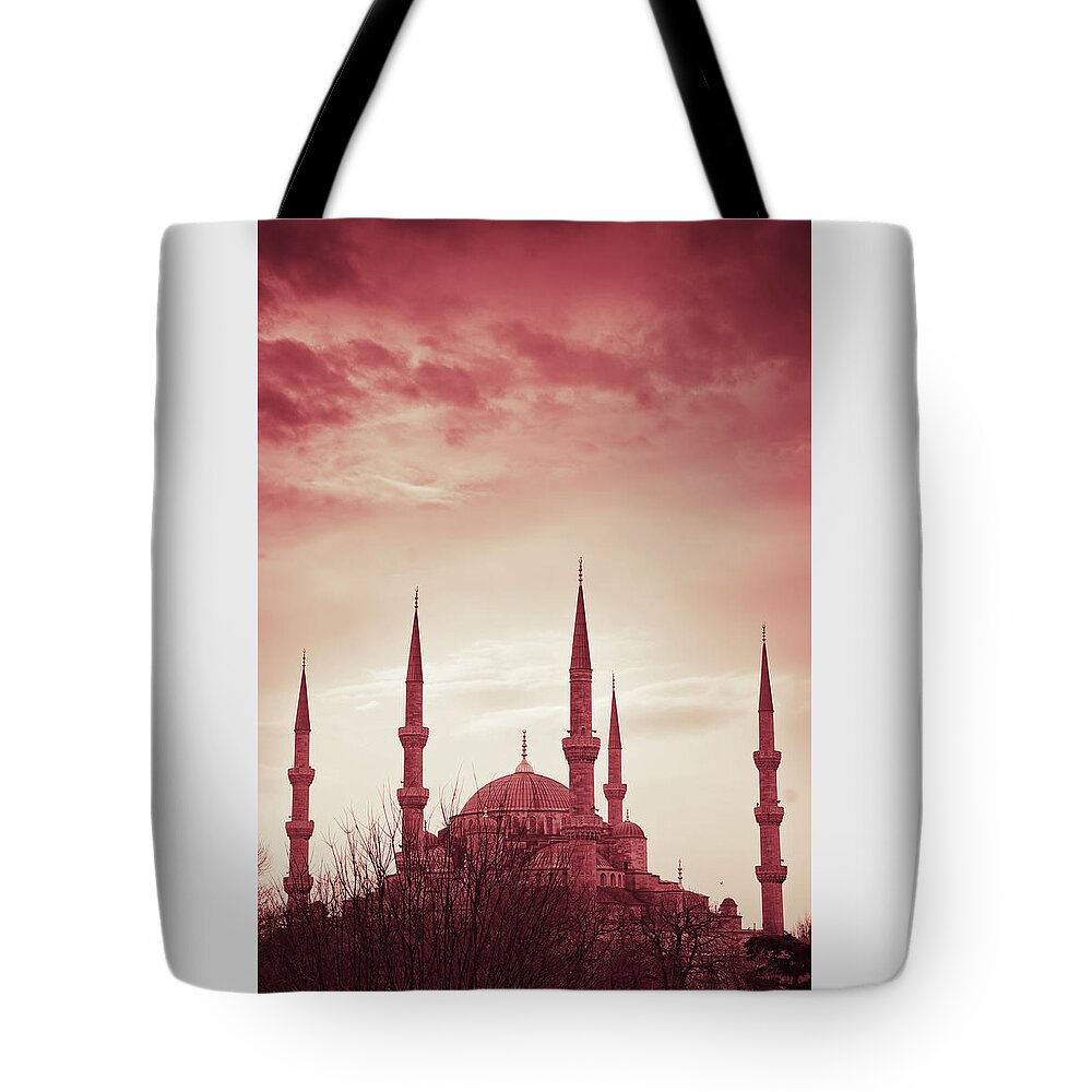 Red Tote Bag featuring the photograph Red Peace by Joseph Westrupp