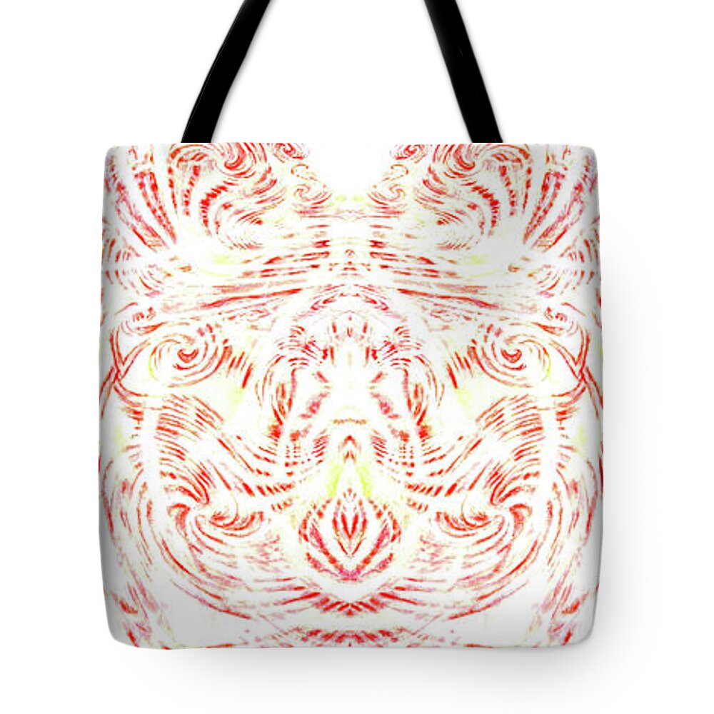 Red Tide Tote Bag featuring the painting Red Tide by Jeremy Robinson