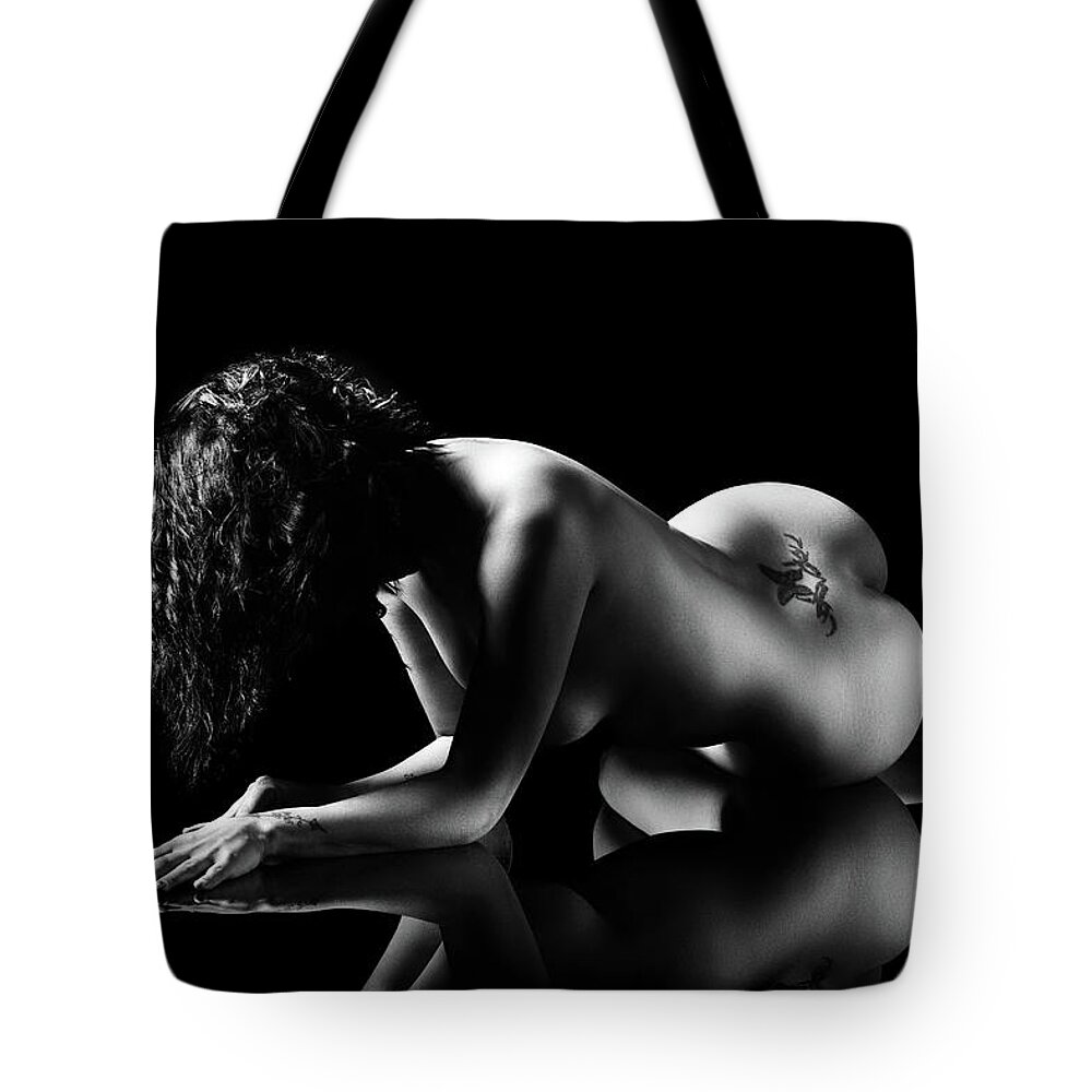 Woman Tote Bag featuring the photograph Reflections of D'nell 2 by Johan Swanepoel