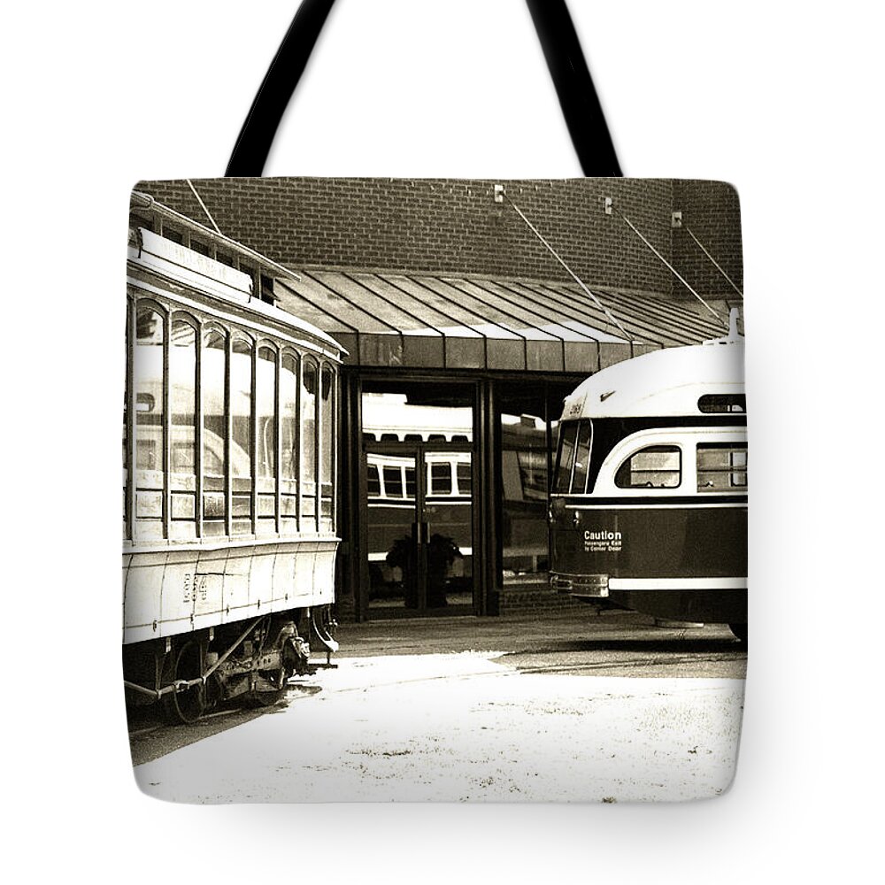 Nostalgia Tote Bag featuring the photograph Reflections of Gentler Times by Steve Ember