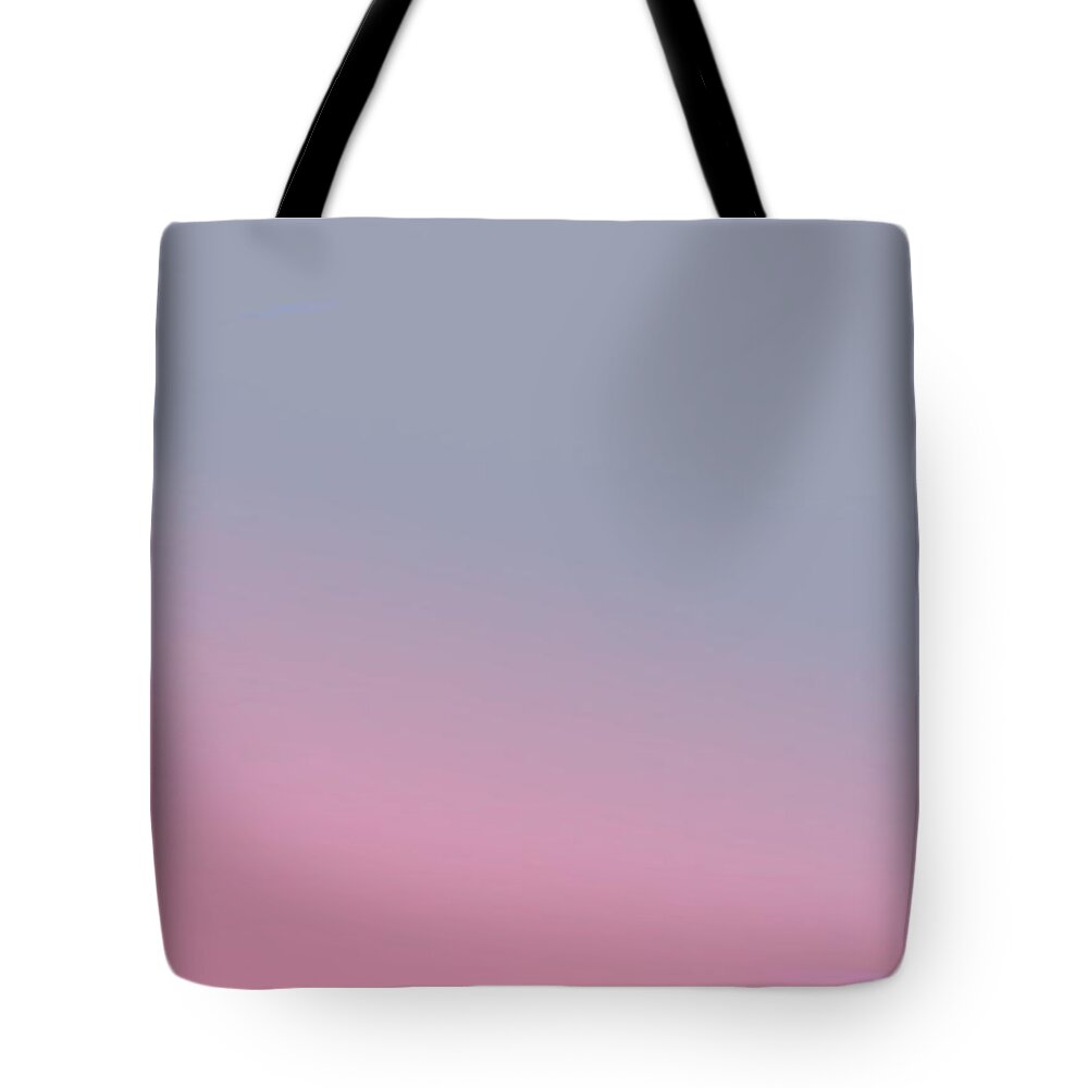 Minimal Tote Bag featuring the digital art Lilac and pink ombre gradient by Itsonlythemoon
